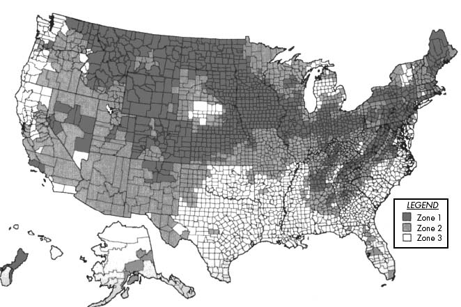 Radon Gas Zone 2 Radon And Other Soil Gases: Dealing With The Hazards From Below |  Buildinggreen