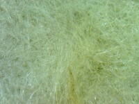 close up of insulation fibers