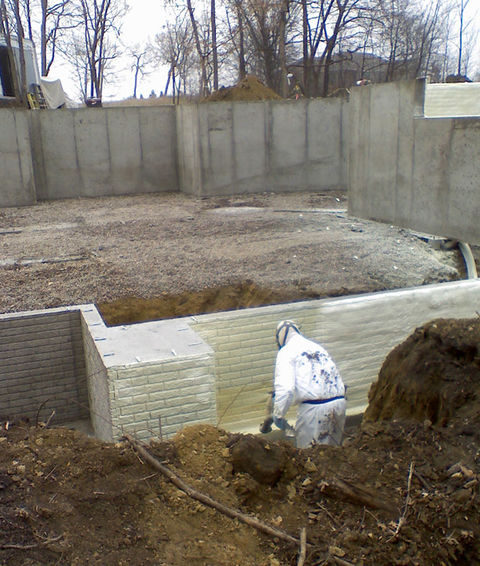 rockwool insulation floating foundation